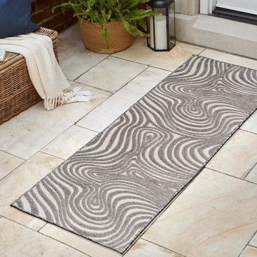 Maribo Abstract Groovy Striped Area Rug